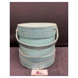 Painted Wooden Bucket / Pail