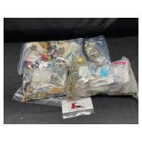 Gallon bag of findings and buttons