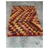 Woven / fur rug