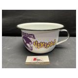 Minnesota Vikings Enamel bowl