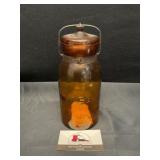Amber Globe Canning Jar