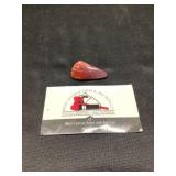 Red agate stone