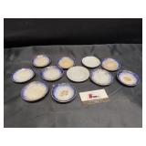 Mini Blue and White Painted Dishes