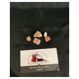 Peach moonstone stones