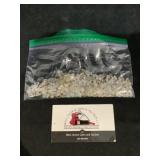 Clear, quartz chip beads