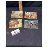 3-D collector postcards