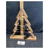 Lighted Christmas tree