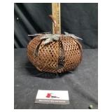 Metal, pumpkin Halloween decor