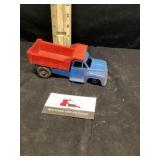Vintage plastic dump truck