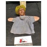 1940s cowboy  hand puppet
