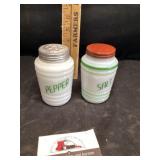 Vintage salt and pepper shakers
