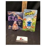 Walking Smurf and ET