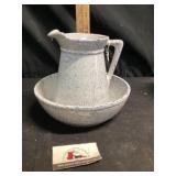 Pitcher and wash tub