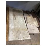3 sheets of marble