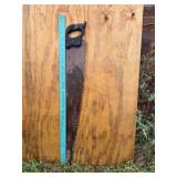 one-man crosscut log saw