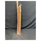 Wooden camera tripod