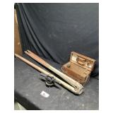 Vintage transit level complete with wood c