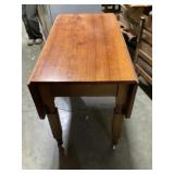 Rolling drop leaf table 41 x 46M