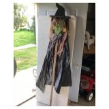 Halloween witch decor approximately 6 foot tall
