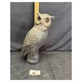 Plastic owl Approximately 18 inches tall