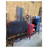 Full size 4 poster bed on wheels