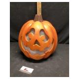 Lighted Jacko lantern decor approximately 14