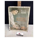 Metal old Dutch cleanser sign