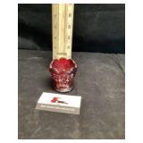 Carnival glass toothpick holder