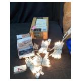 Clear, mini lights