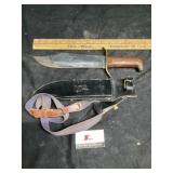 Pakistan knife with leather sheath