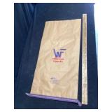 Whiton feed advertising bag