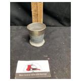 Collapsible drinking cup aluminum
