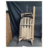 Runner sled on wheels