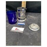 Cobalt blue coffee holder