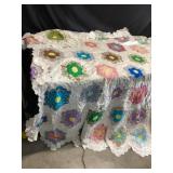 Hand quilt top approximately 95 x 70
