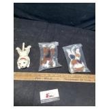 Kent advertising stuffed dogs