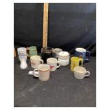 Canning jars, coffee, cups, miscellaneous