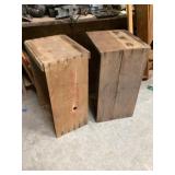 Wooden crates approximately 10 x 12 x 19