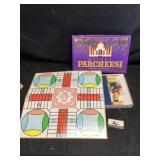 Deluxe parcheesi board game