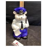 Cop bear cookie jar