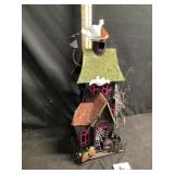 Halloween lighted metal  decor needs battery