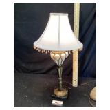 Lamp with marble base