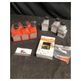 Stihl steel chainsaw, blade and oil