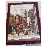 Middle Eastern Fabric wall hanging