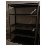 Metal shelves
