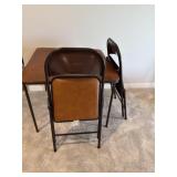 Card table and chairs