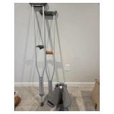 Crutches and Boot