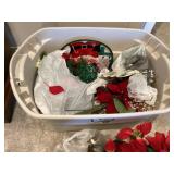 Tote of Christmas decor