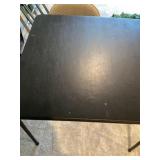 Card table  and chair
