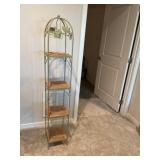 Metal shelf / stone shelves